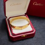 卡地亚（Cartier）Clash de Cartier 系列 18K 金几何纹理宽版手镯 - 图片 2