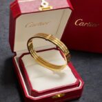 卡地亚（Cartier）Clash de Cartier 系列 18K 金几何纹理宽版手镯 - 图片 3