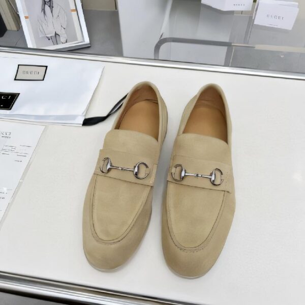 古驰 Horsebit 1955 乐福鞋（Gucci Horsebit 1955 Loafer）浅杏色