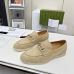 古驰 Horsebit 1955 乐福鞋（Gucci Horsebit 1955 Loafer）浅杏色 - Image 4