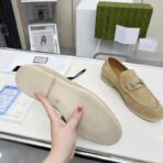 古驰 Horsebit 1955 乐福鞋（Gucci Horsebit 1955 Loafer）浅杏色 - Image 2