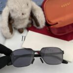古驰（GUCCI）GG1295S 系列方形金属拼接板材太阳镜 - 图片 4