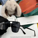 古驰（GUCCI）多边形金属板材拼接偏光太阳镜 - 图片 3