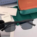 古驰（GUCCI）方形金属炫彩飞行员偏光太阳镜 - 图片 2