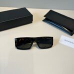 圣罗兰（Saint Laurent）SL 518 系列花棕色窄框方形太阳镜 - 图片 3