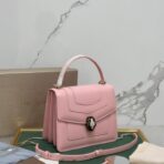 宝格丽（BVLGARI） Serpenti Forever 粉色 手腕款风琴包 - Imagem 2