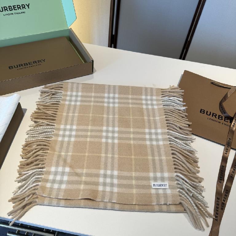 巴宝莉(Burberry)【B家蜈蚣巾】金靖同款格纹围巾 浅卡其色_00001_ 巴宝莉(Burberry)【B家蜈蚣巾】金靖同款格纹围巾 浅卡其色 - Imagem 1