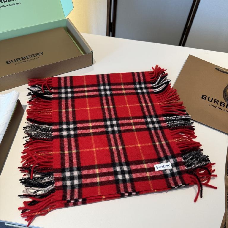 巴宝莉(Burberry)【B家蜈蚣巾】金靖同款格纹围巾 红色3_00001_ 巴宝莉(Burberry)【B家蜈蚣巾】金靖同款格纹围巾 红色 - Imagem 1