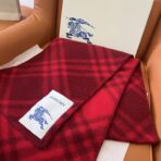 巴宝莉(Burberry)全智贤同款格纹围巾 红色 - 图片 2