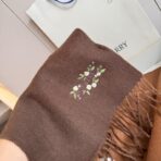 巴宝莉(Burberry)双面围巾 深棕色 - 图片 3