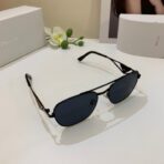 普拉达（PRADA）Symbole 系列黑色金属框三角标识太阳镜 - 图片 3