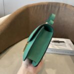 爱马仕（Hermès）Constance Elan 绿色 Epsom 牛皮金属扣单肩包 - 图片 2