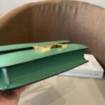 爱马仕（Hermès）Constance Elan 绿色 Epsom 牛皮金属扣单肩包 - 图片 4