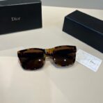 迪奥（Dior）Signature S7F 系列深棕色玳瑁纹方形太阳镜 - 图片 3