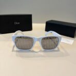 迪奥（Dior）Signature S7F 系列白色玳瑁纹方形太阳镜 - 图片 3