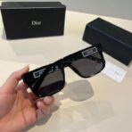 迪奥（Dior）Signature S7F 系列黑色玳瑁纹方形太阳镜 - 图片 4