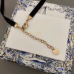 迪奥（Dior）Tribales 系列黑色织带珍珠装饰 Choker - 图片 4