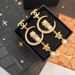 香奈儿月亮猫咪耳钉 - Imagem 2