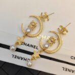 香奈儿月亮猫咪耳钉 - Imagem 3